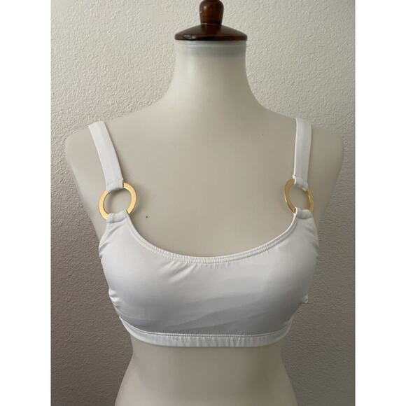 Kenny Flowers Swim Sporty Bikini Top Santorini  Swimwear - Picture 1 of 7